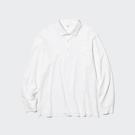 Airism Long Sleeve Polo Shirt