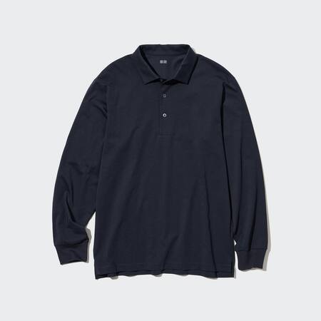 Airism Long Sleeve Polo Shirt