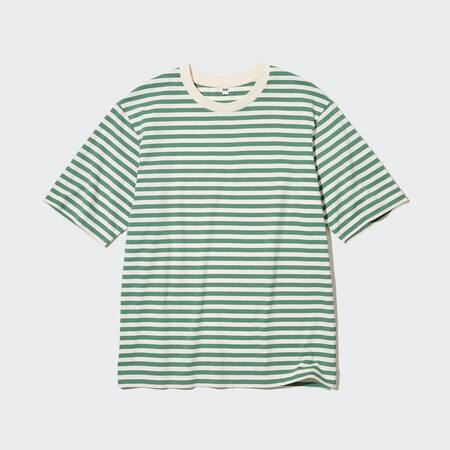 Oversized Striped Half Sleeved T-Shirt