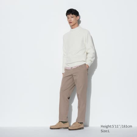 Smart Cotton Ankle Length Trousers | UNIQLO GB