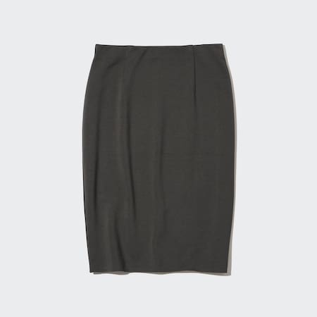 Stretch Fitted Midi Skirt