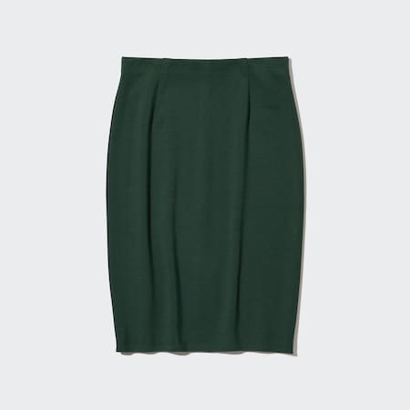 Stretch Fitted Midi Skirt