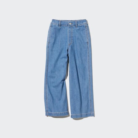 Wide Leg Jeans - Denim blue - Kids