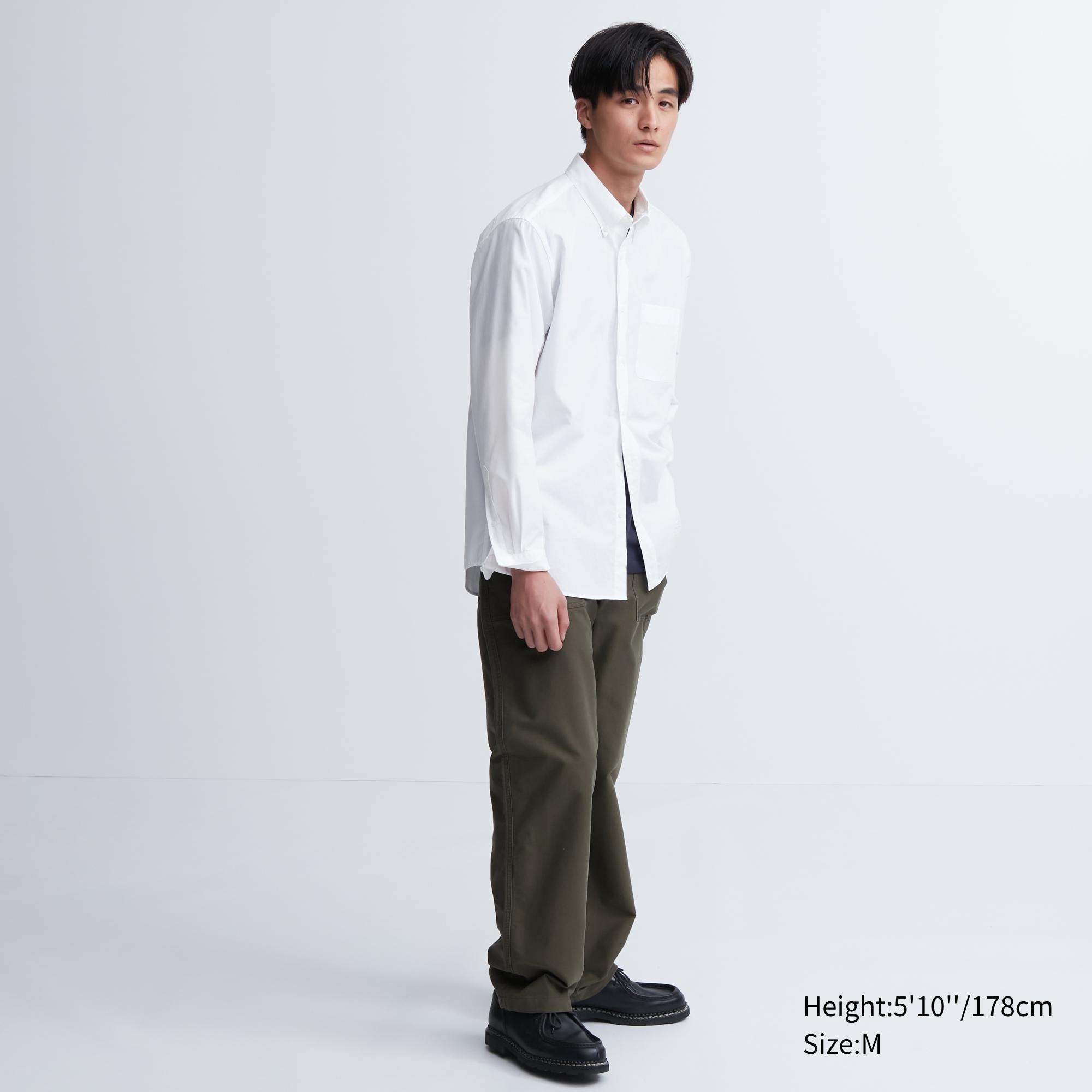 Extra Fine Cotton Broadcloth Long Sleeve Shirt | UNIQLO