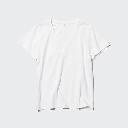 100% Supima Cotton V Neck Short Sleeved T-Shirt
