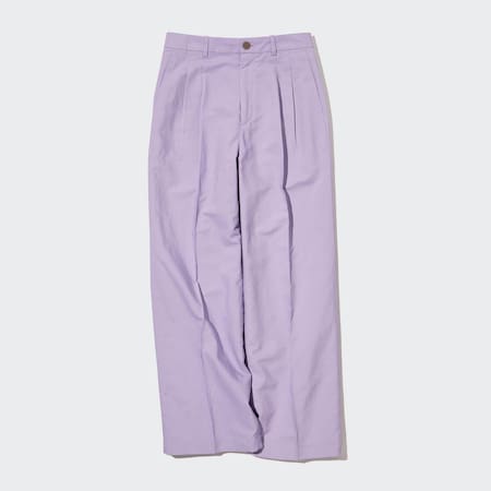 Pleated wide-leg trousers - Women