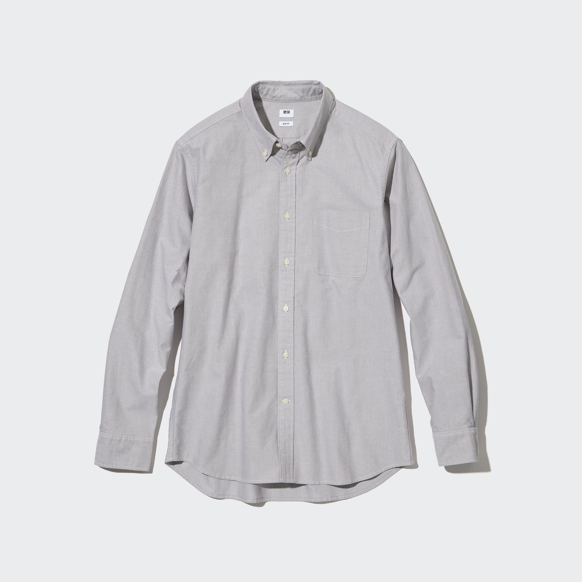 Slim Fit Oxford Shirt | UNIQLO GB