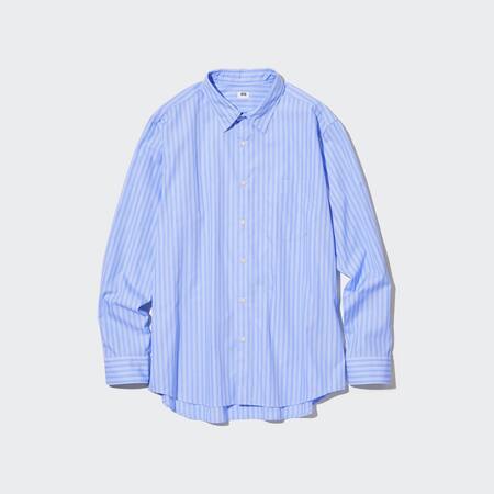 Extra Fine Cotton Broadcloth Regular Fit Striped Shirt