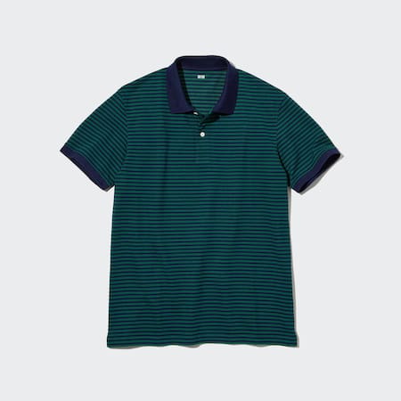 DRY Piqué Striped Polo Shirt