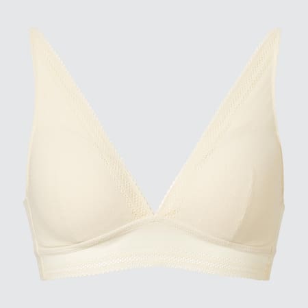 Relax Plunging Lace Wireless Bra