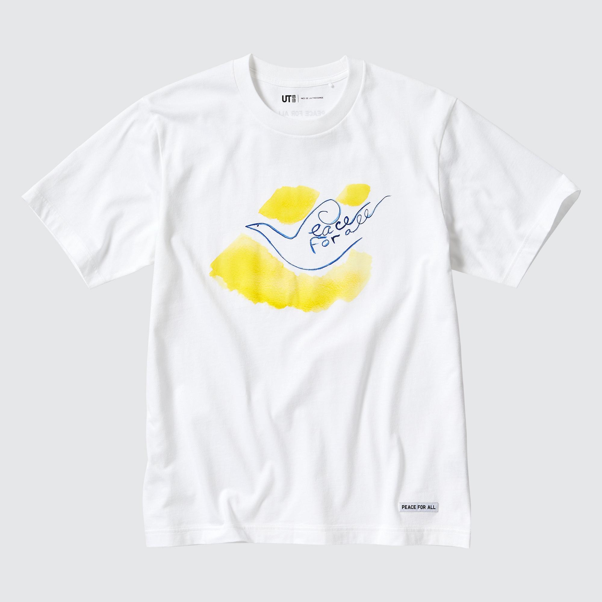 PEACE FOR ALL Graphic T-Shirt (Ines de la Fressange) | UNIQLO GB