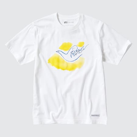 PEACE FOR ALL UT Bedrucktes T-Shirt (Ines De La Fressange)