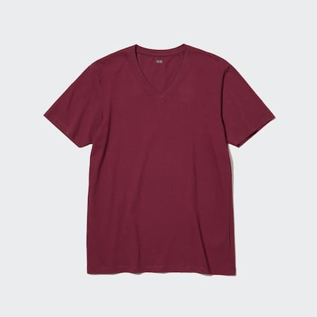 100% Supima Cotton V Neck Short Sleeved T-Shirt