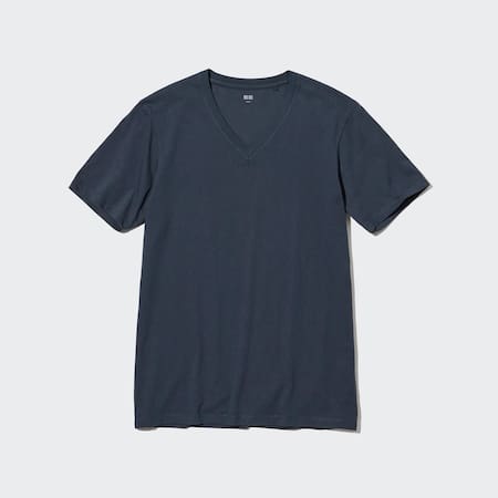 100% Supima Baumwolle T-Shirt mit V-Ausschnitt