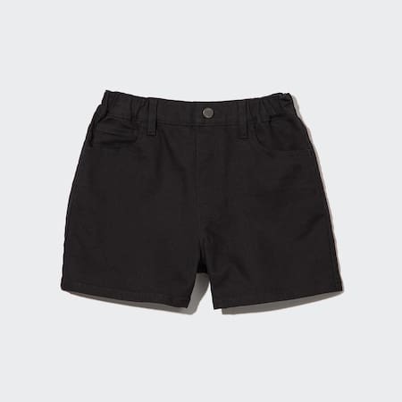 Girls Cotton Stretch Easy Colour Shorts