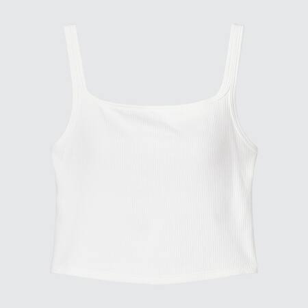 AIRism Cotton Cropped Fit Sleeveless Bratop