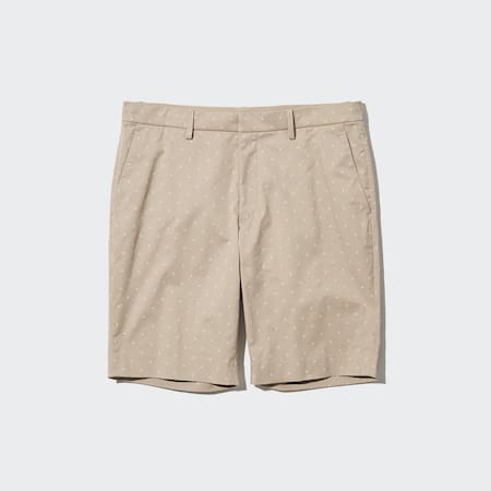 Gemusterte Stretch Shorts (Slim Fit)