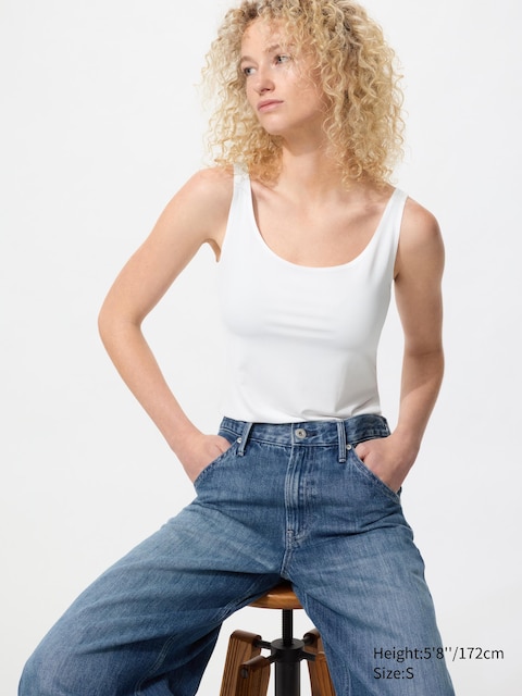 Uniqlo - Top Airism (Sans Manches) - Blanc - L