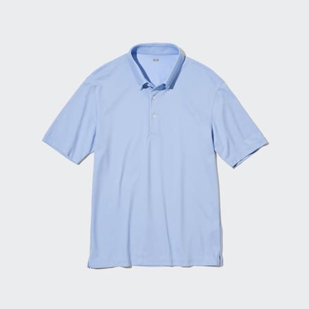 AIRism Poloshirt mit Button-Down-Kragen