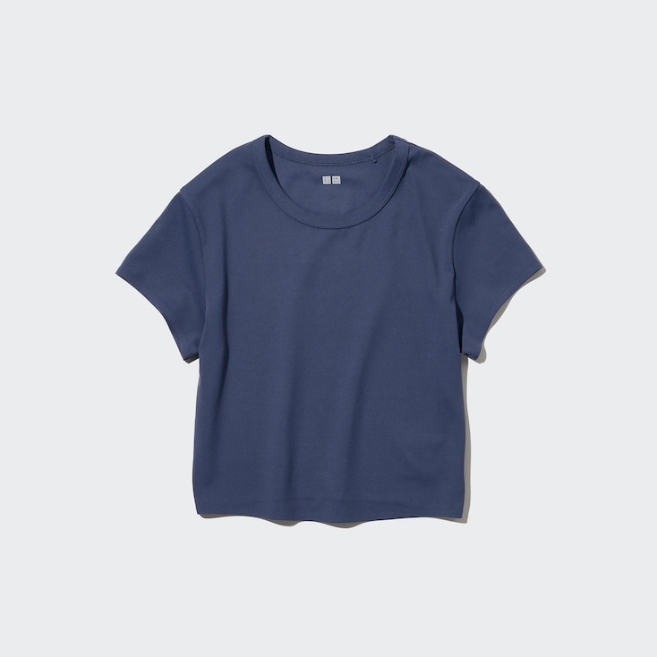 EXTRA STRETCH AIRism CROPPED SHORT SLEEVE T-SHIRT