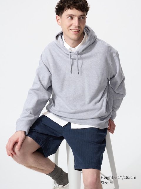 Uniqlo - Short Easy Stretch (Seersucker) - Bleu Marine - M