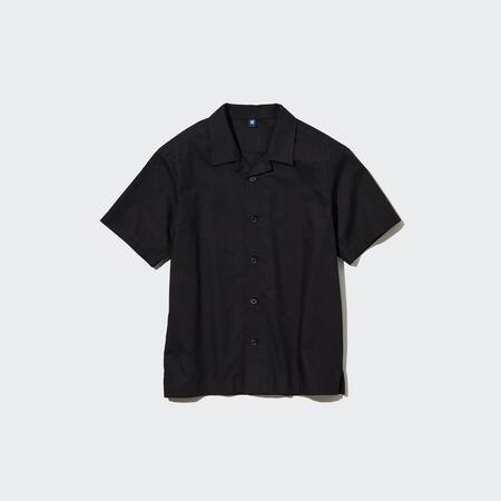 Kids 100% Cotton Open Collar Short Sleeved Shirt