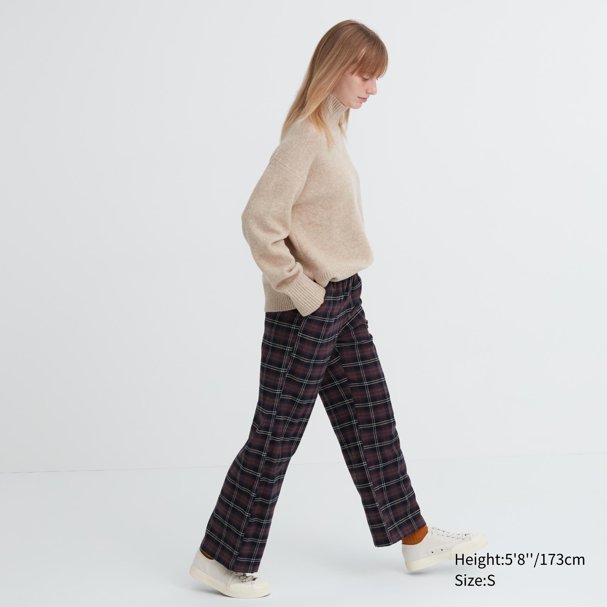 Flannel Trousers  Grey Dogtooth