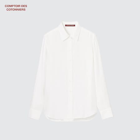 Comptoir des Cotonniers Silk Regular Collar Shirt