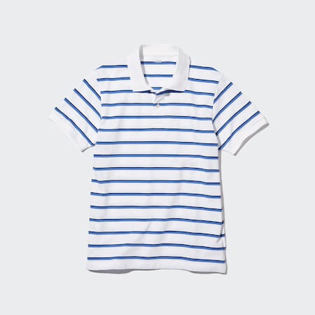 DRY Piqué Striped Polo Shirt