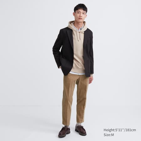 Smart Corduroy Ankle Length Trousers