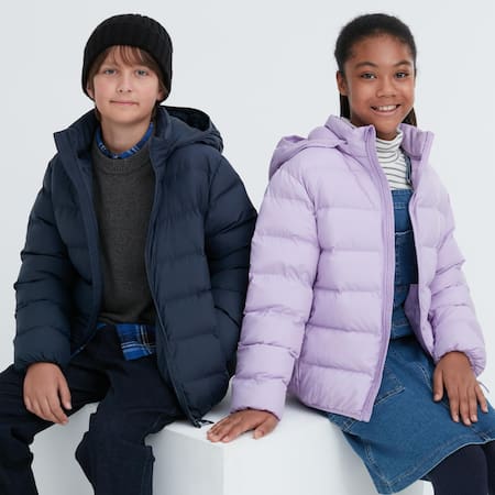 Kids Warm Padded Washable Hooded Parka (Water Repellent)