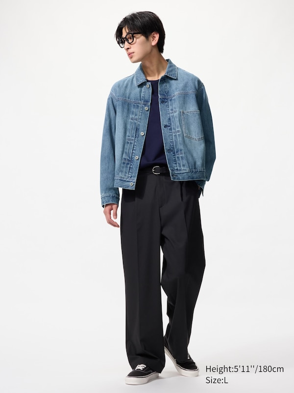 Geplooide Wijde Pantalon