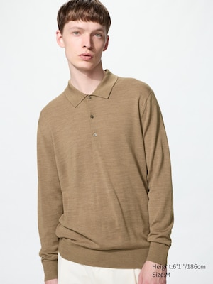 100% Merino Polo Jumper