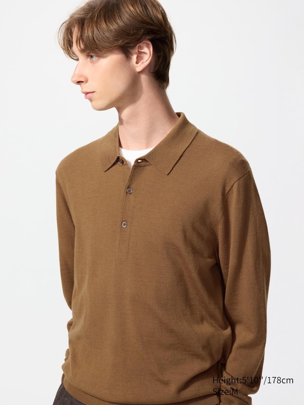 100% Merino Knit Polo
