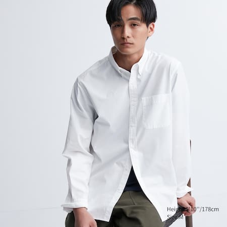 Extra Fine Cotton Broadcloth Regular Fit Shirt (Button-Down Collar)