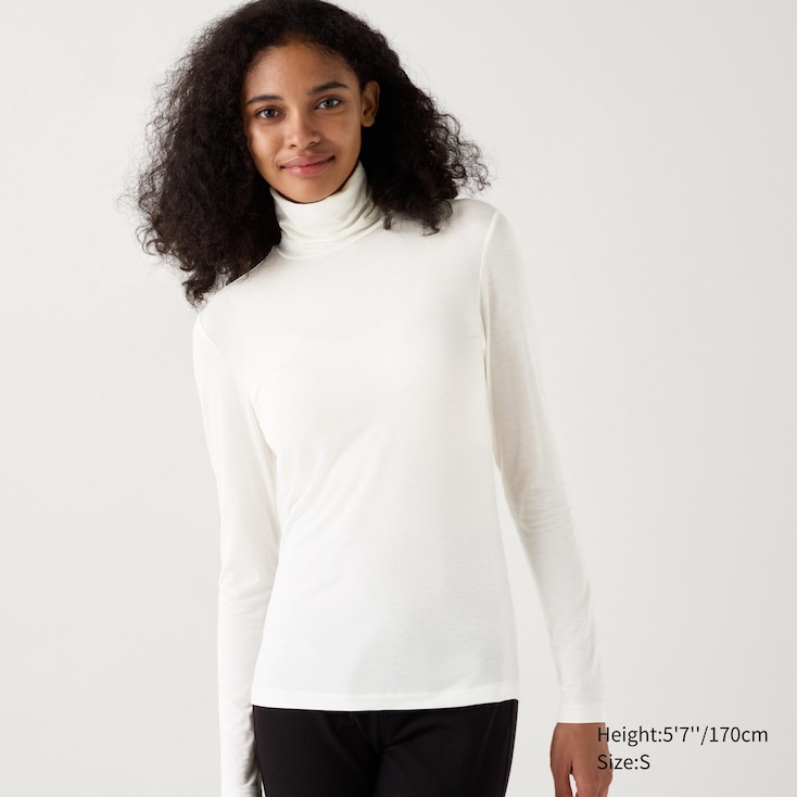 UNIQLO HEATTECH Ultra Light Turtleneck Long Sleeved Thermal Top