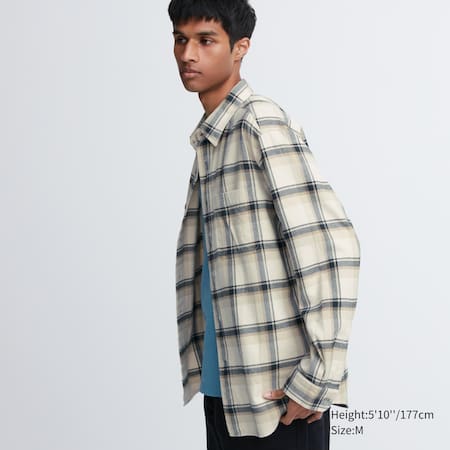 Flannel Checked Regular Fit Shirt (Regular Collar)