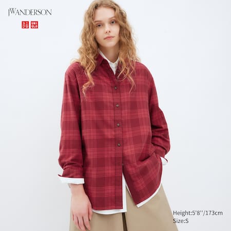 Flannel Checked Longline Shirt
