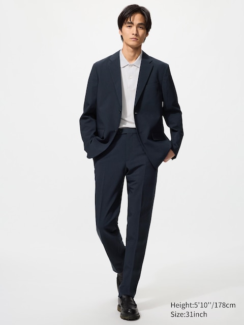 Uniqlo - Pantalon Airsense - Bleu Marine - 36Inch