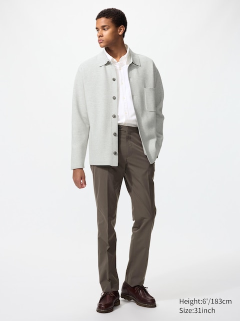 Uniqlo - Pantalon Airsense (Effet Coton) - Marron - 30Inch