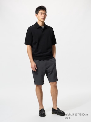 Short en Lin Mélangé