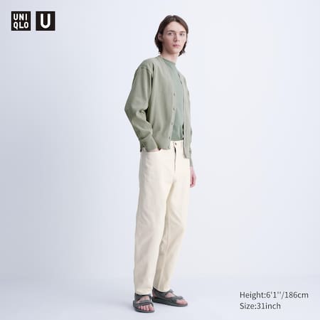 UNIQLO WIDE FIT RELAXED ANKLE JEANS