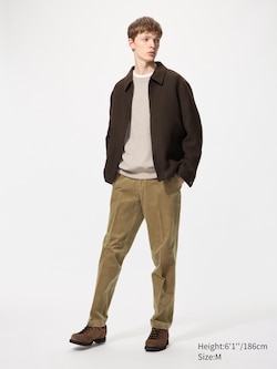 Smart Ankle Trousers (Corduroy, Longer)