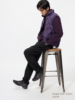 HEATTECH Easy Trousers (2-Way Stretch, Longer)