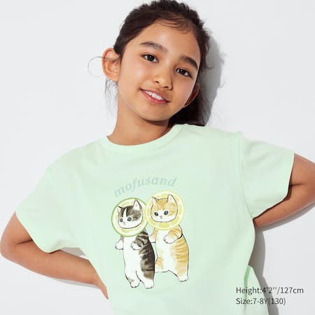 Kinder Mofusand UT Bedrucktes T-Shirt