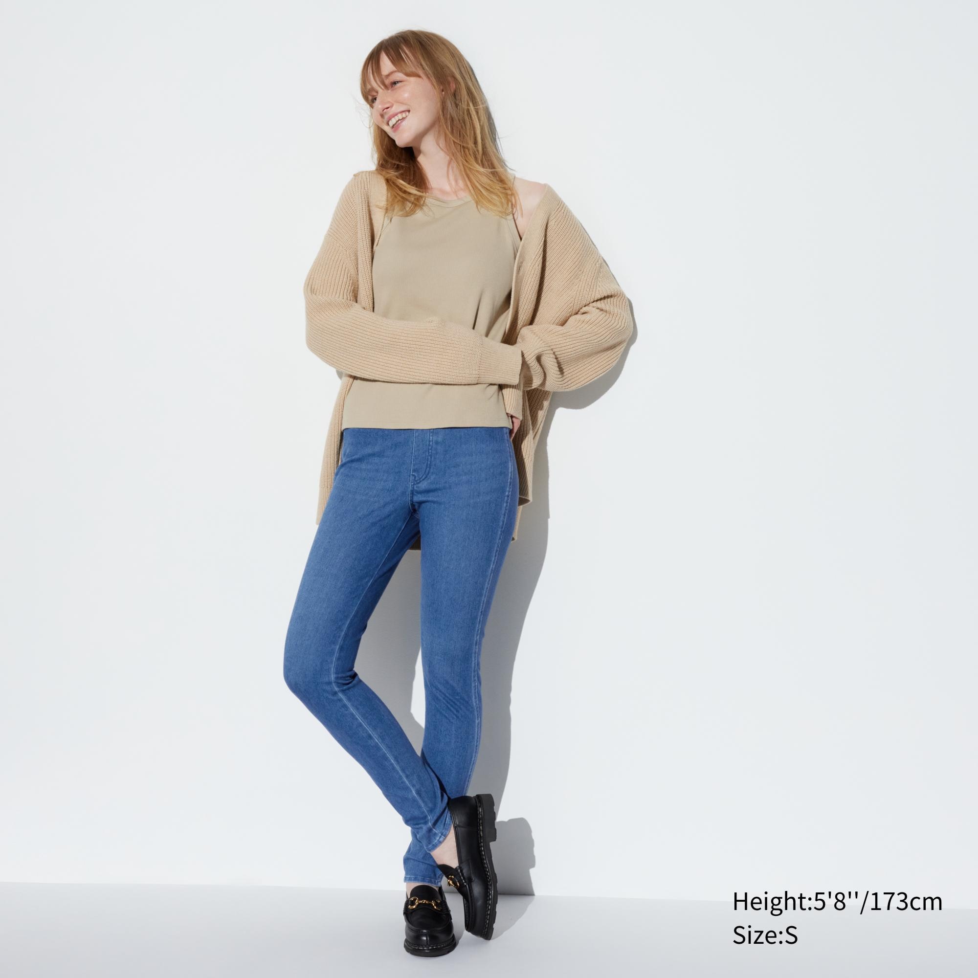 Uniqlo Jeans Women's 10 Blue Skinny Jeggings Denim Stretch Size 10