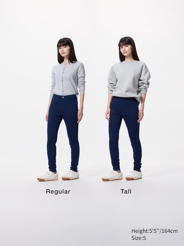 Ultra Stretch Leggings (Denim, Longer)