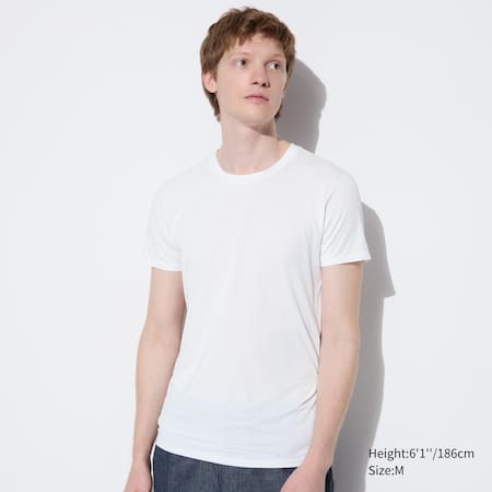 Camisa Tecnológica Uniqlo U Airism Algodão Oversized G, Camiseta Masculina  Uniqlo Usado 94436717