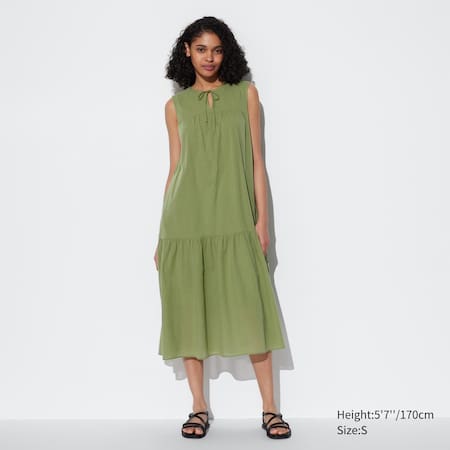 Light Cotton Sleeveless Dress | UNIQLO GB