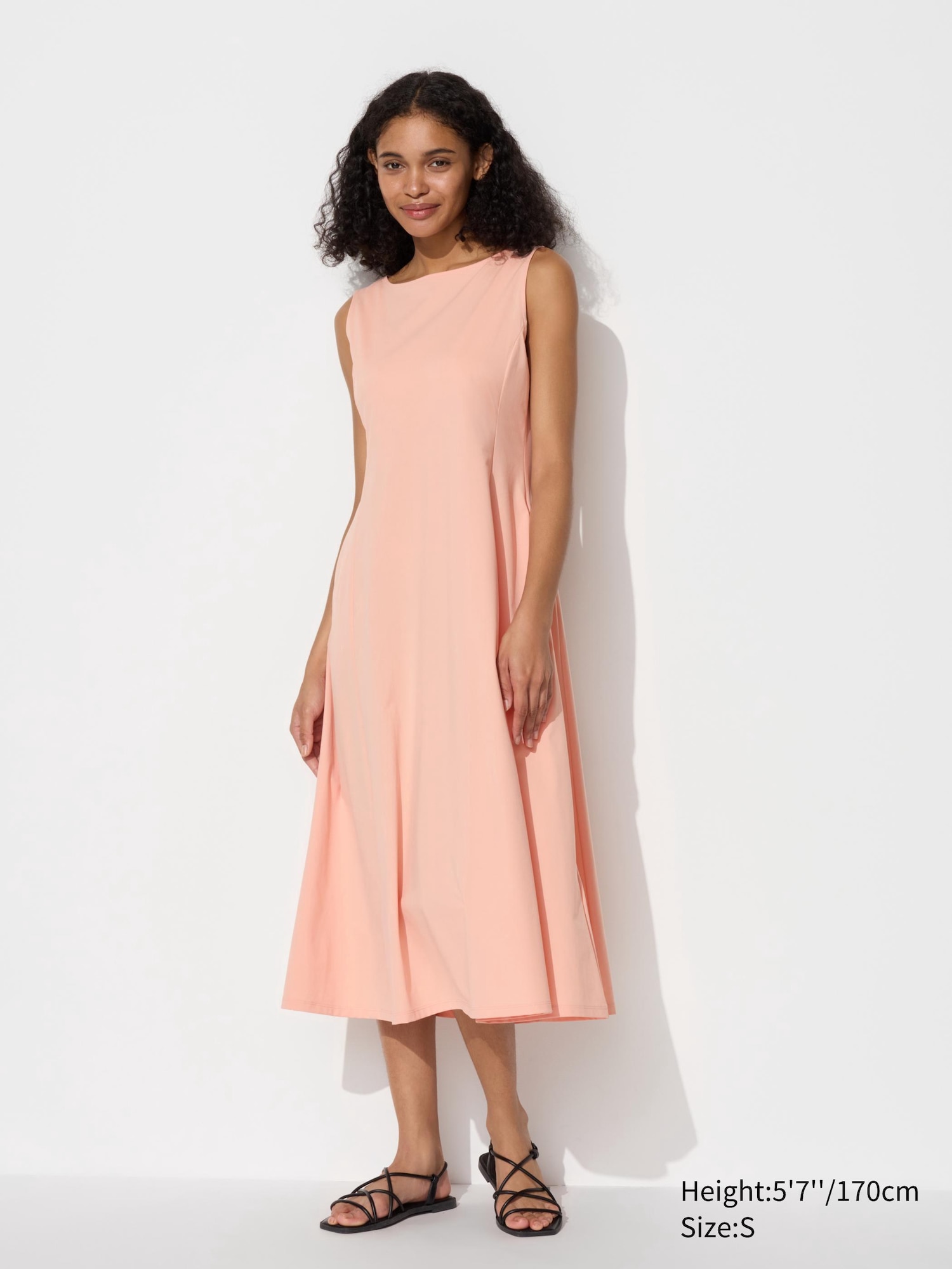 あいり　1116 Women's Ultra Stretch AIRism Dress (Sleeveless) | UNIQLO GR